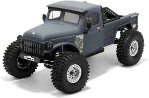 1/10 RC Truck for Adult Brushless Remote Control Car 2.4G All Terrain 4WD Rock Crawler Off-Road Climbing Truck Two Speed Hobby Grade Racing Car Short Course Rally ATV 4 Wheeler (Gray)