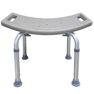 1.35MM Simple White Bath Chair - Lightweight and Durable