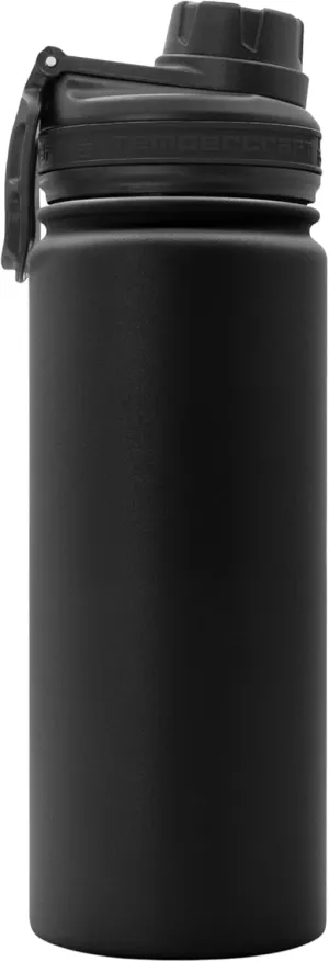 18 oz Vacuum Insulated Sport Bottle | Custom Laser Engraved Options | Stainless Steel, Double-Walled, Wide Mouth