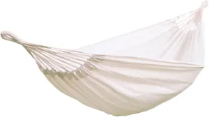 1Pc Canvas Camping Hammock Durable Outdoor Hanging Chair with Bind Rope for Camping Hiking and Traveling Washable Wear Resistant Strong Bearing Capacity