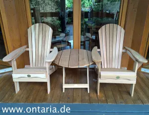 2 Folding Bear Chairs mit Tisch - CHF 150 gespart