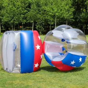 2 Pack Bumper Balls, Inflatable Bubble Balls Zorb Ball 1.2M/4FT 1.5M/5FT Dia Human Hamster Ball for Adults & Teen
