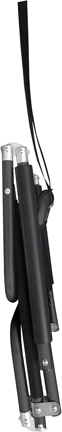 2 Pack of Neso XL Beach Chairs, Extra Large, Water Resistant with Shoulder Strap and Slip Pocket - Folds Thin (Black)