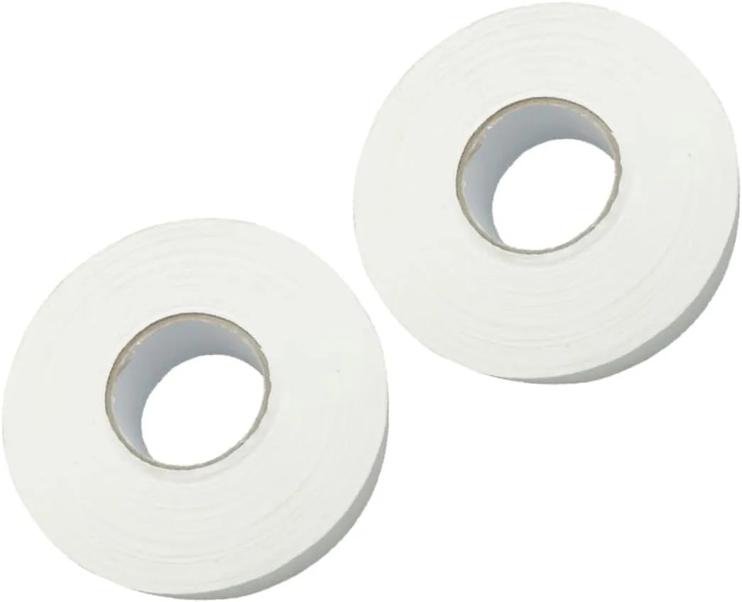 2 Pack Sports Tape Hockey Stick Hockey Stick Tape Waterproof Anti-Slip Wear Resistant 20m Roll White