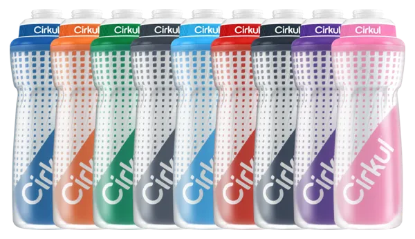 22oz. - 32oz. Insulated Squeeze Plastic Bottle & Sport Lid