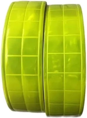 3 Roll Outdoor Safety Waterproof Reflective Tape Used for Bicycles Pets Road Signs Cars Helmets Mailboxes and Outdoor Equipment Warning Safety Reflective Stickers(Fluorescent Yellow)