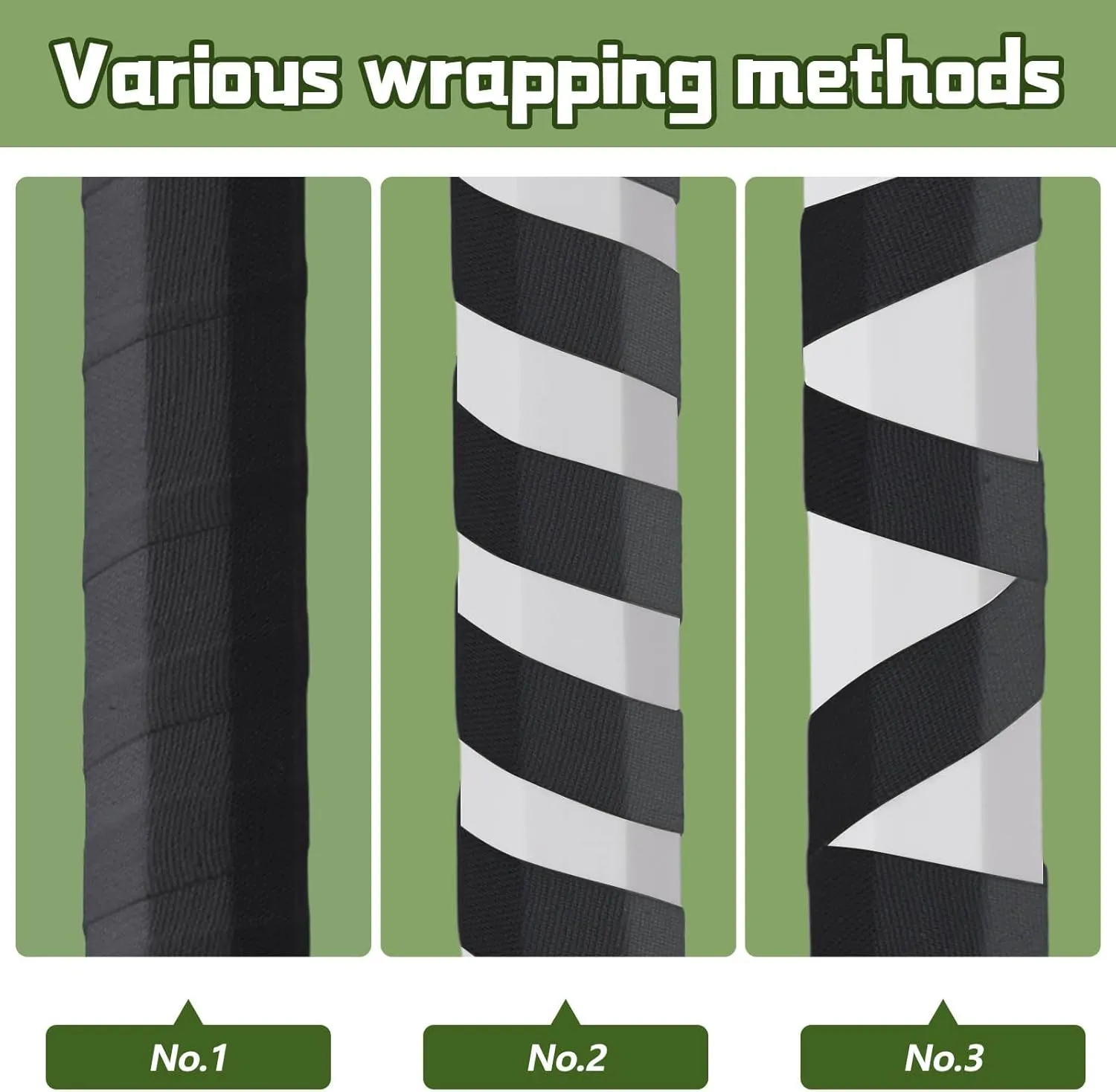 30 ft Lacrosse Stick Tape 1 Inch 1/2 Inch Non-precut Cotton Sweat Absorbent Bat Grip Tape for Lacrosse Baseball Bats