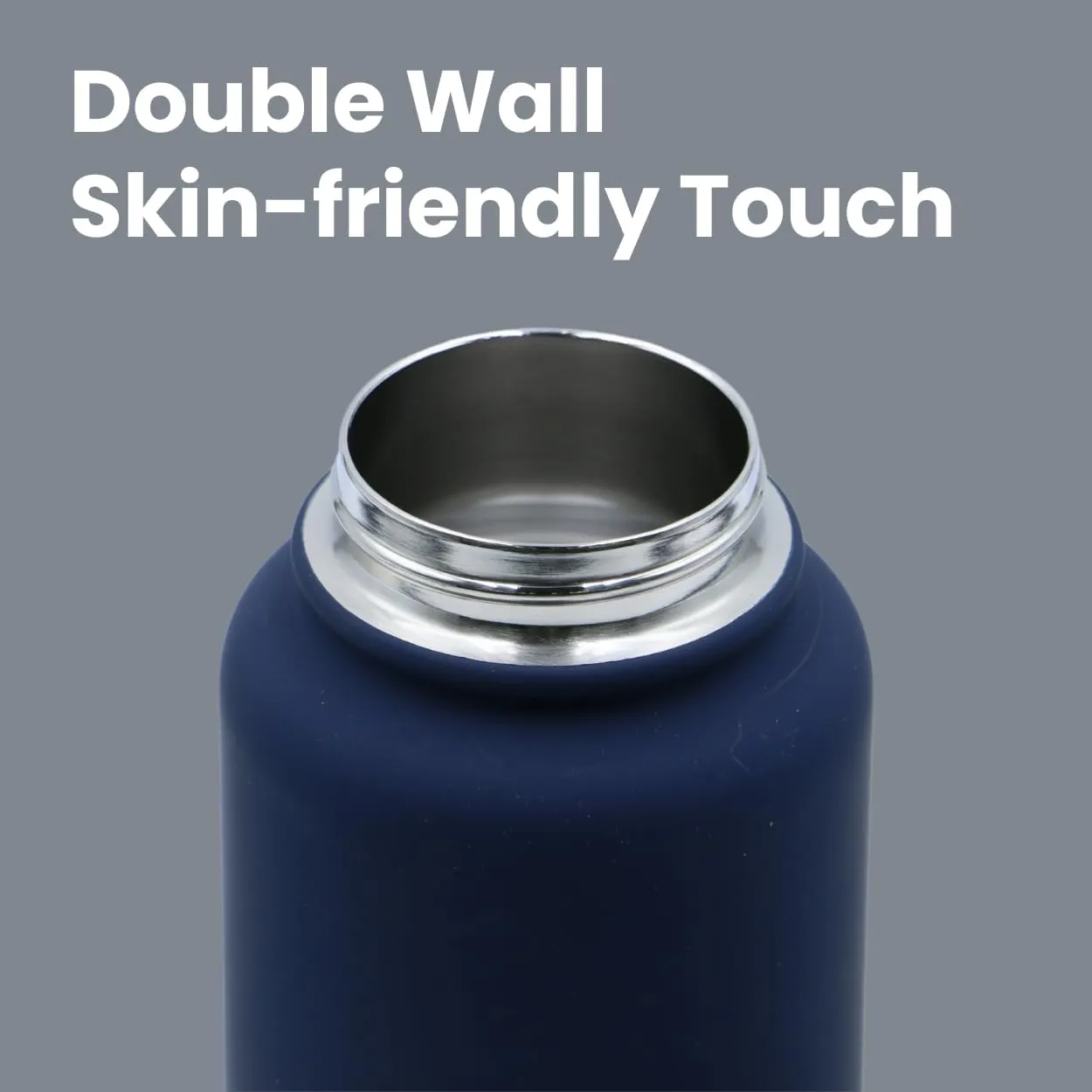 32 oz vacuum insulated stainless steel water bottle with spout lid for cold water drinks, sports, travel, outdoor and school (Ether)