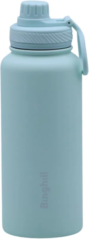 32 oz vacuum insulated stainless steel water bottle with spout lid for cold water drinks, sports, travel, outdoor and school (Ether)