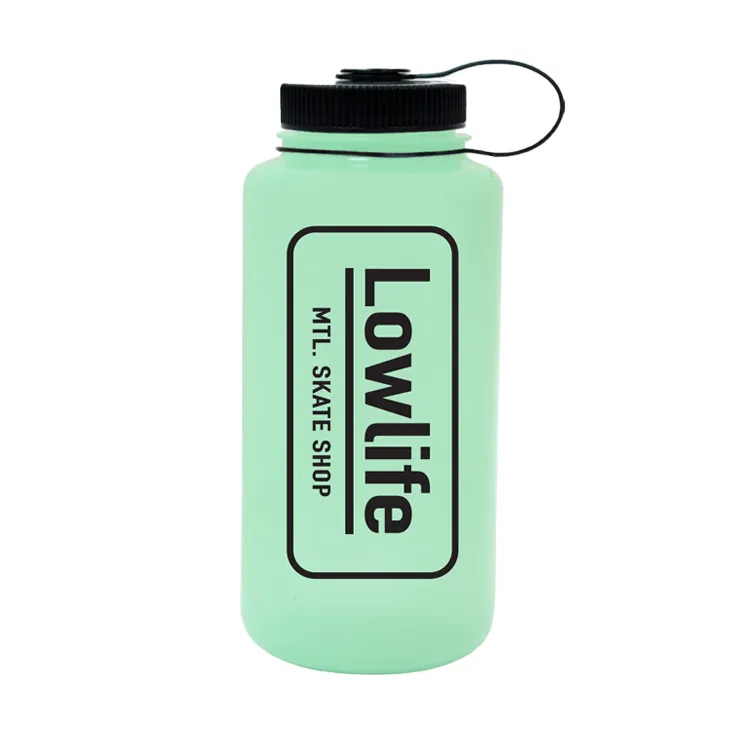 32oz Wide Mouth bottle - GREEN GLOW