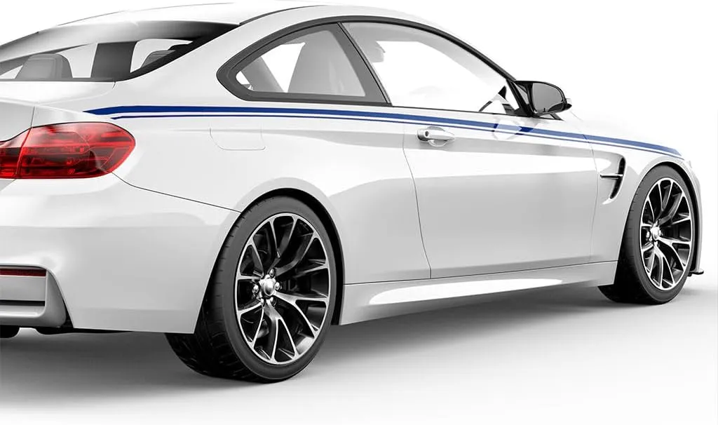 3M 50 Sapphire Blue Gloss Vinyl Pinstriping Tape - Vinyl Striping Lines Stickers, Striping (1in x 150ft Roll)