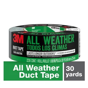 3M All Weather Duct Tape, 1.88 inches by 30 yards, 2230-HD, 1 roll