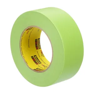 3M Scotch Performance Masking Tape 233  26340, Moisture Resistant, Flexible, Green Color, 48 mm x 55 m​​, 12/Case