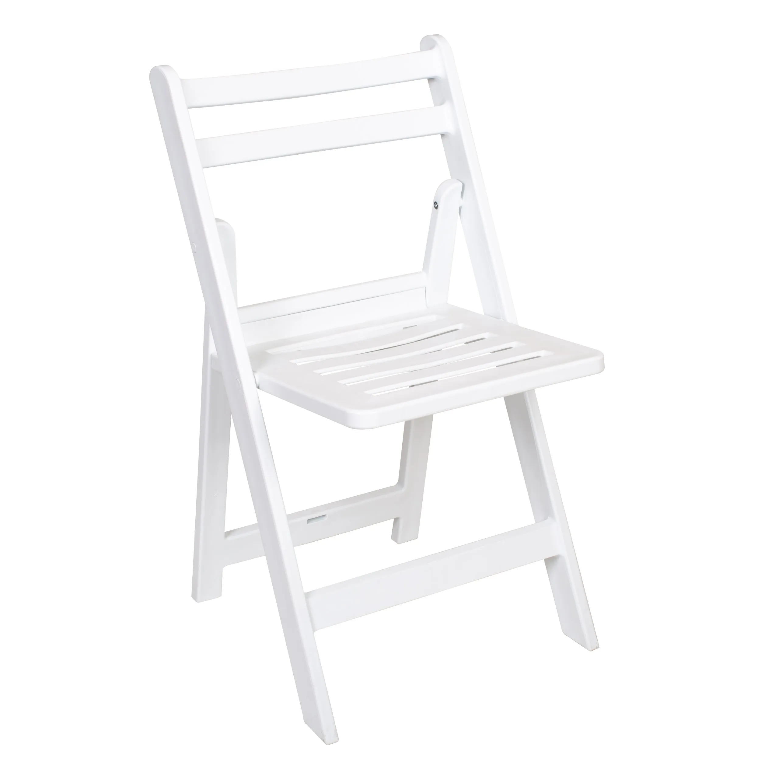 52  BULK - Slatted White Americana - Resin/Plastic