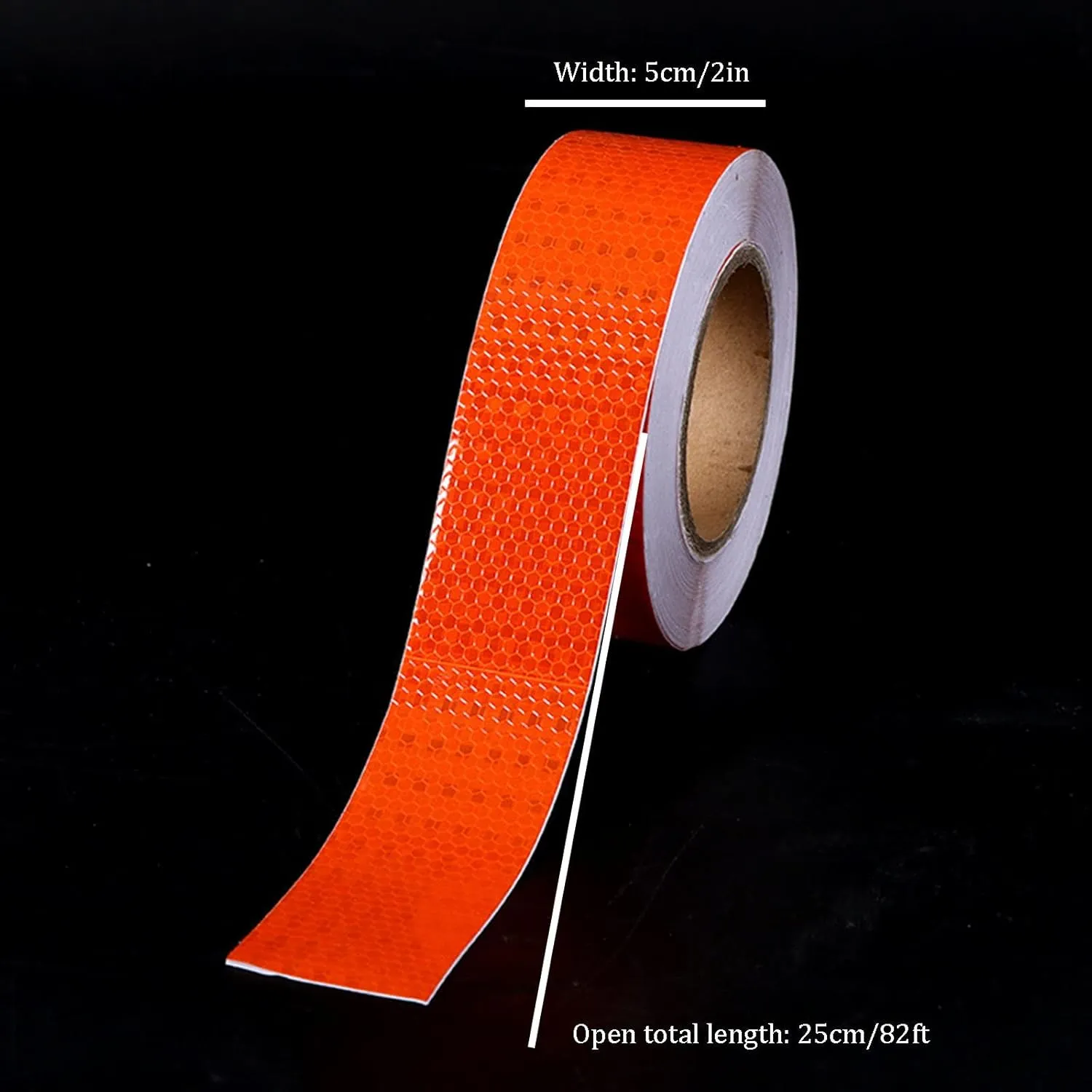 5Cm*25M Reflective Tapes Safety Reflective Warning Stickers, Waterproof Outdoor Bicycle Rim Reflector Tape, Thin Reflective Sticker Rolls for Bikes