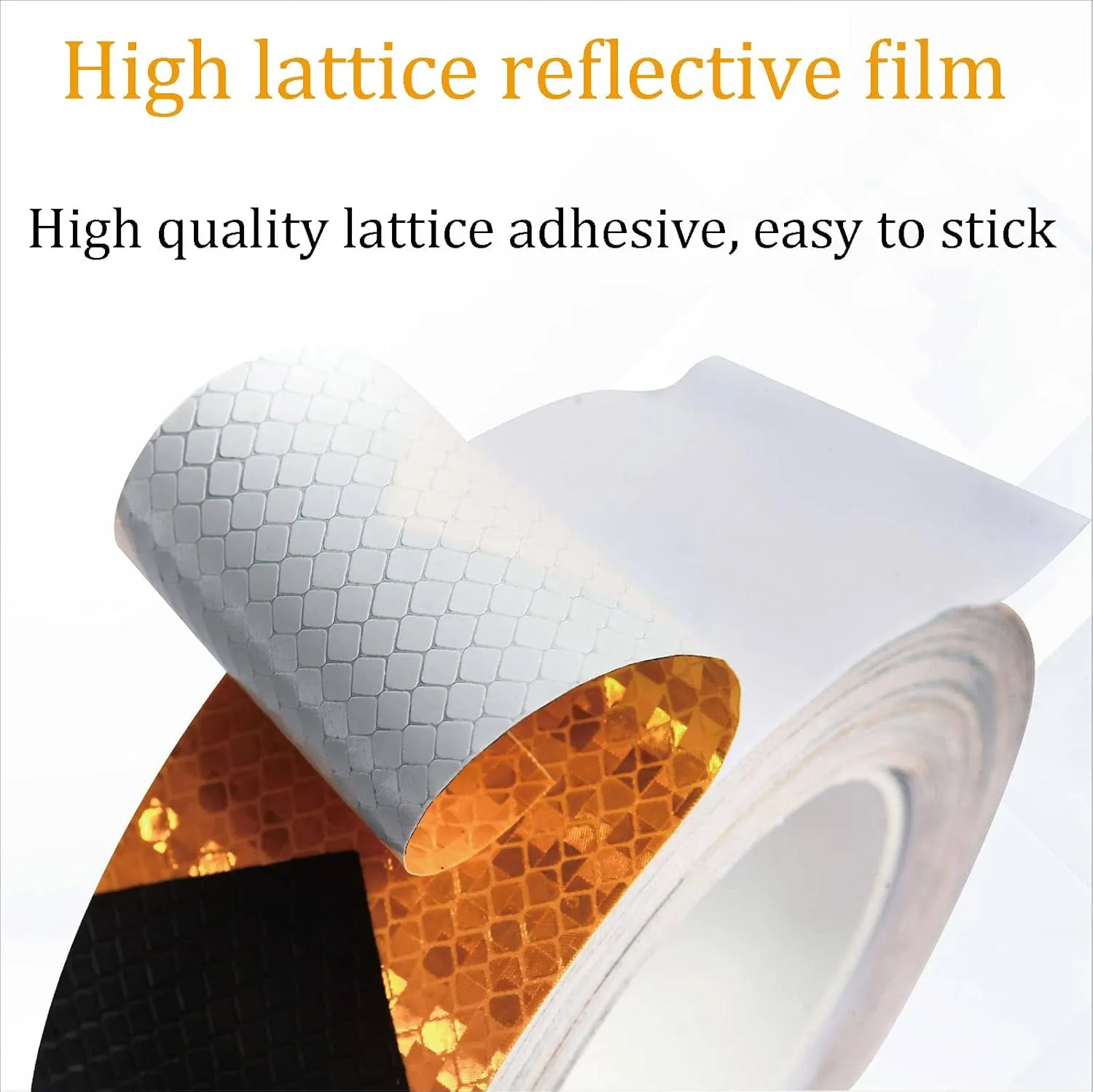 5Cm*25M Reflective Tapes Safety Reflective Warning Stickers, Waterproof Outdoor Bicycle Rim Reflector Tape, Thin Reflective Sticker Rolls for Bikes
