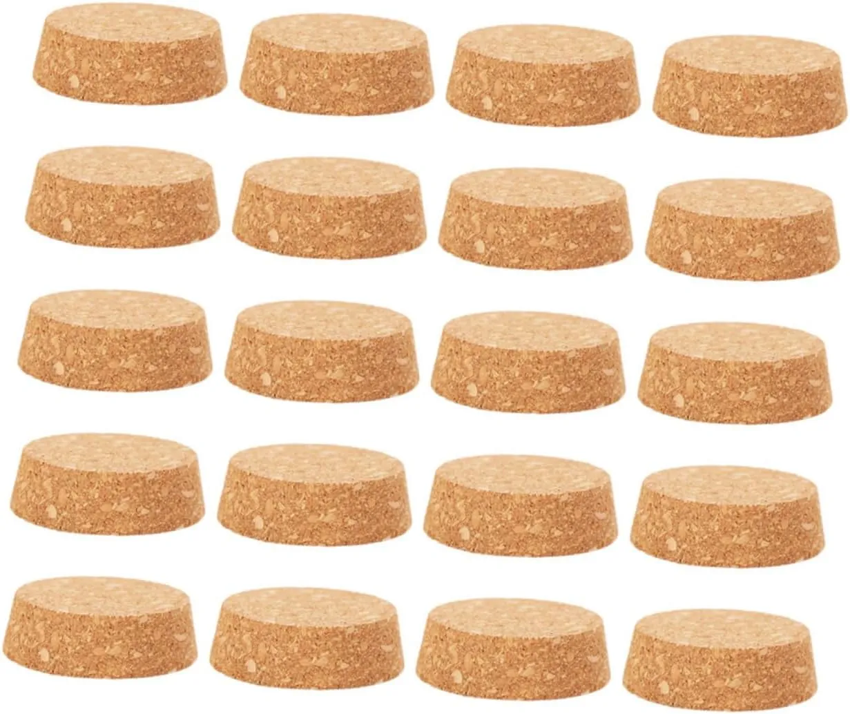 60pcs Compact Wine Cork Stoppers for Bottles Air Tight Seal for Daily Use Homes Restaurants and Bars Compatible with Wine and Cocktail Bottles