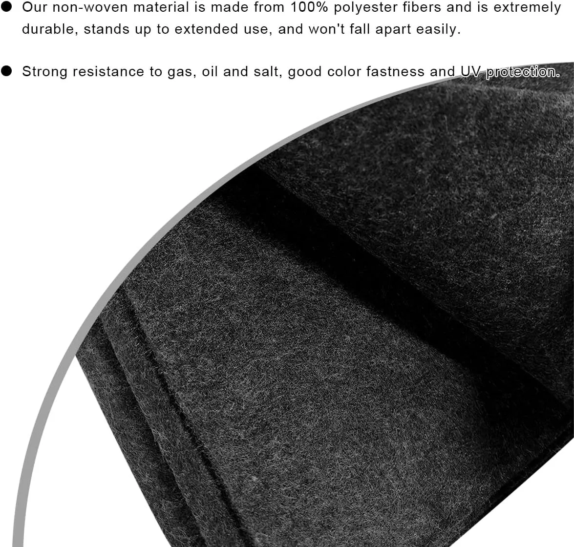 78"x40" Underfelt Carpet for Car, High Grade Felt Fabric Durable Underfelt Car Subwoofer Carpet Liner, Automotive Trunk Liner Felt Roll for Speaker RV Truck Marine Boat Home