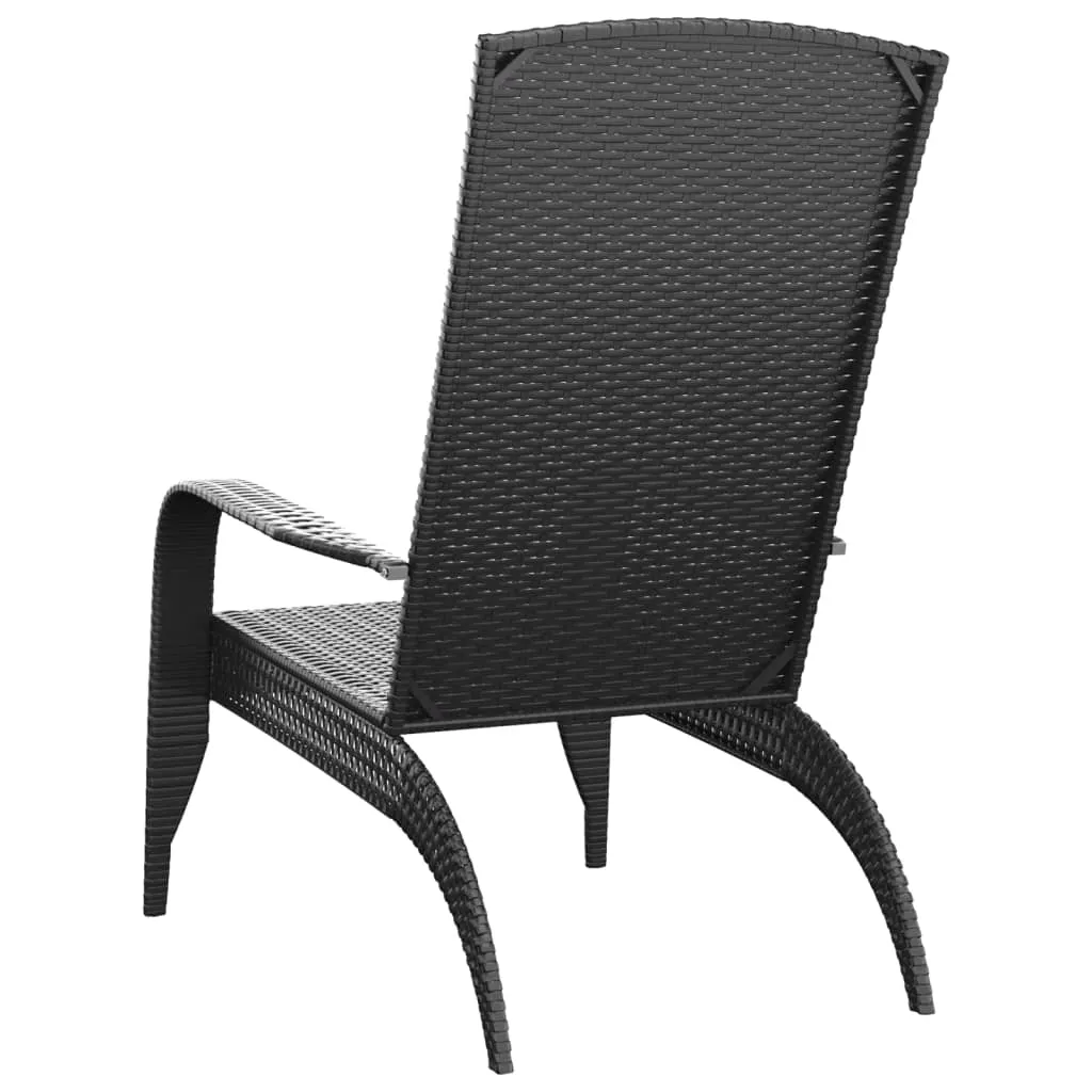 Adirondack Chair Lounge Patio Lawn Chair Outdoor Seating Poly Rattan