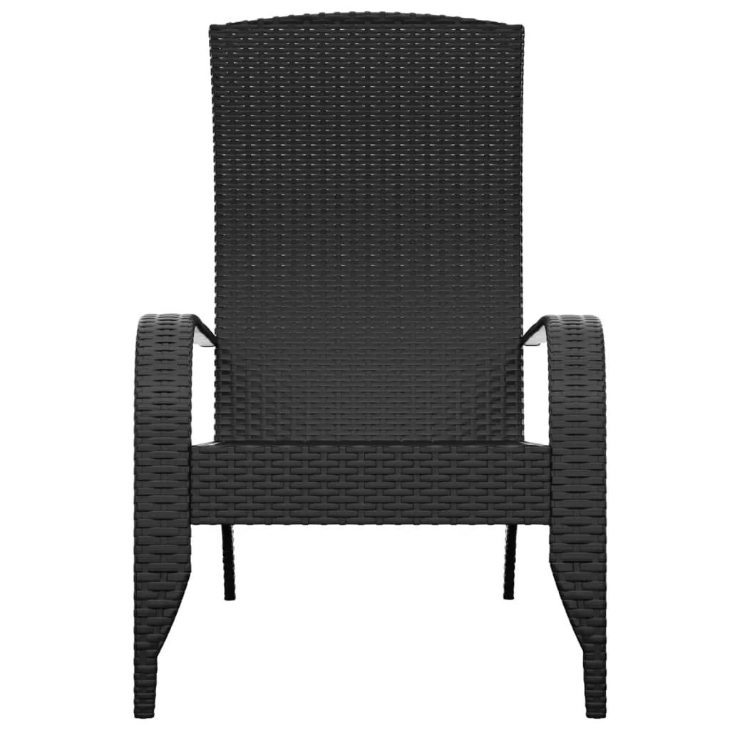 Adirondack Chair Lounge Patio Lawn Chair Outdoor Seating Poly Rattan