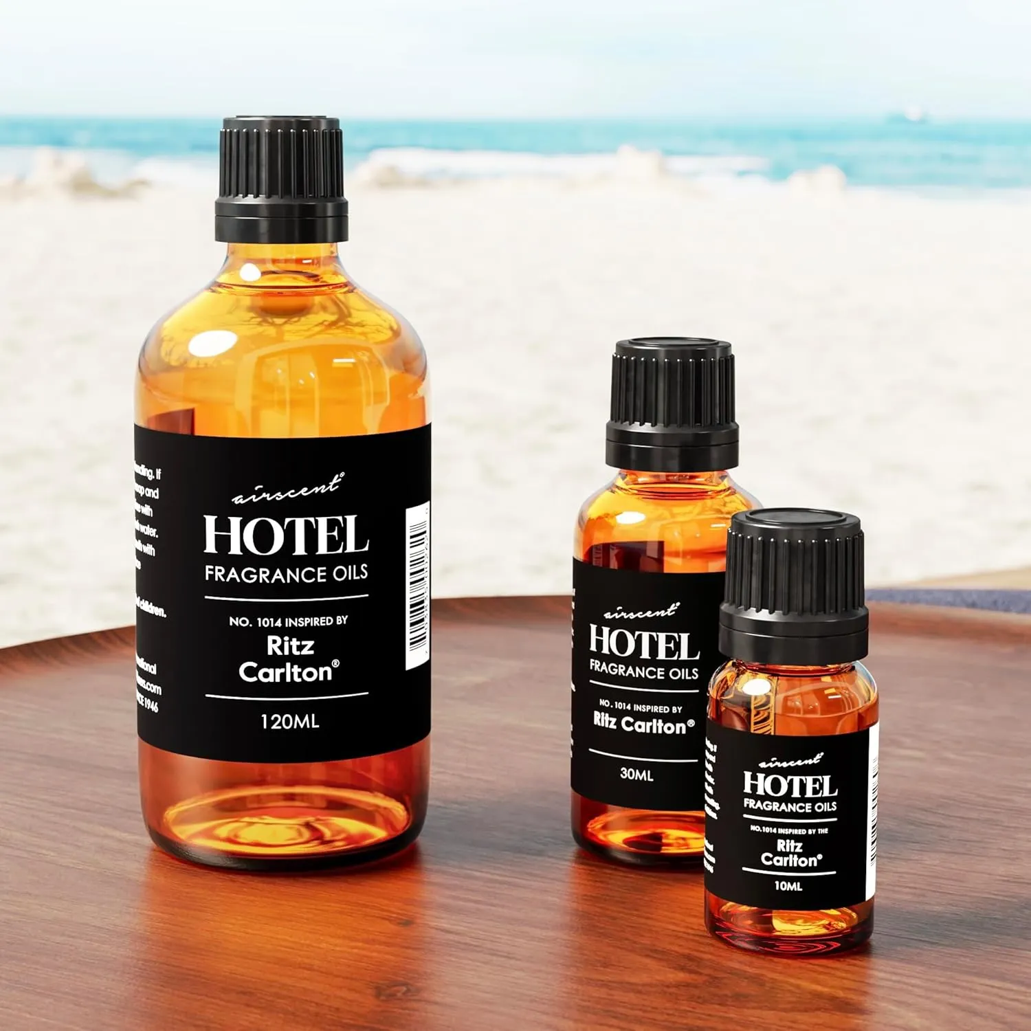 AirScent Hotel Diffuser Oil Inspired by The Ritz Carlton Hotel Scent - Premium Fragrance Oil No. 1014 for Ultrasonic and Waterless Diffusers and Crafting - 120 mL, 4 fl oz Glass Dropper Bottle