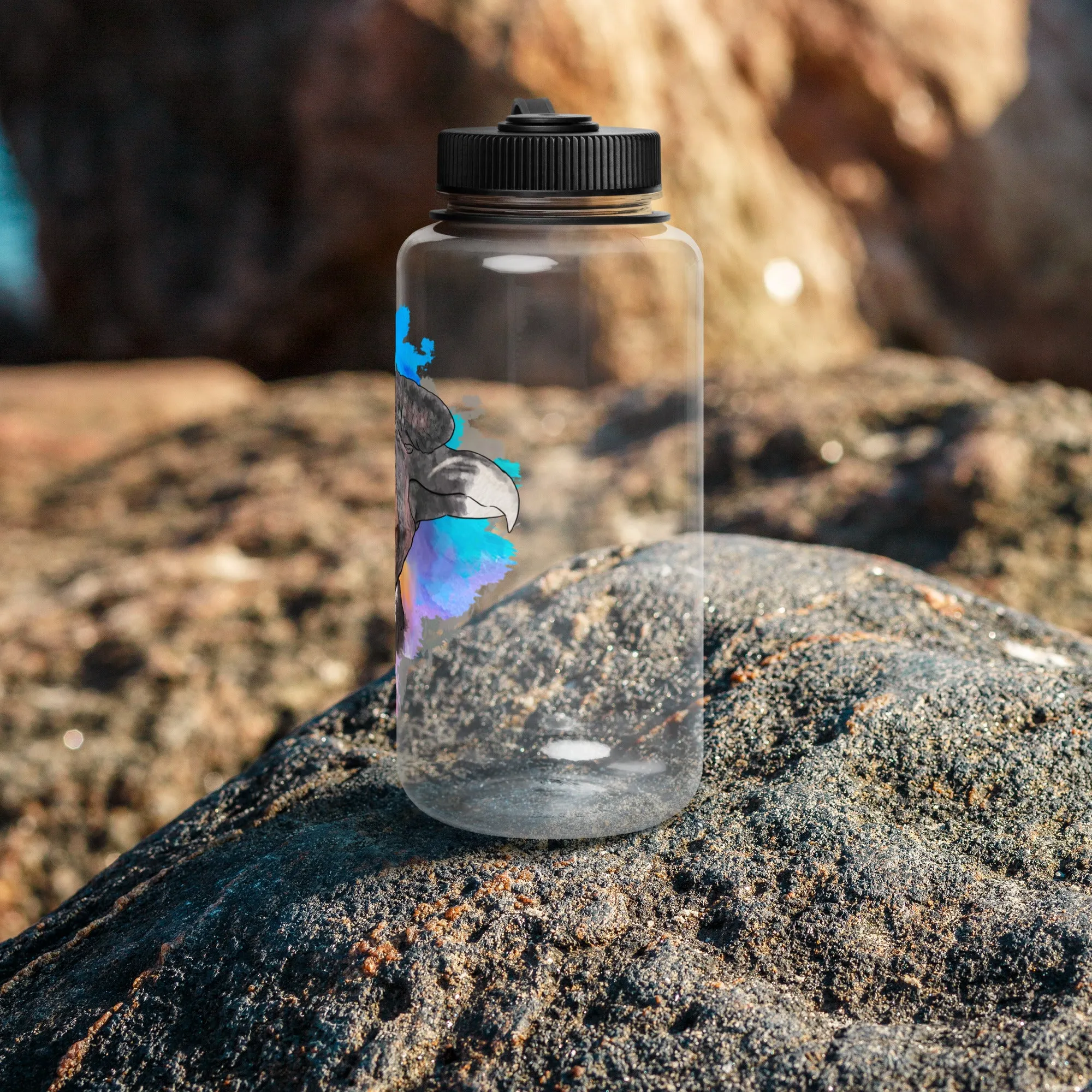 Andean Condor Wide mouth plastic water bottle