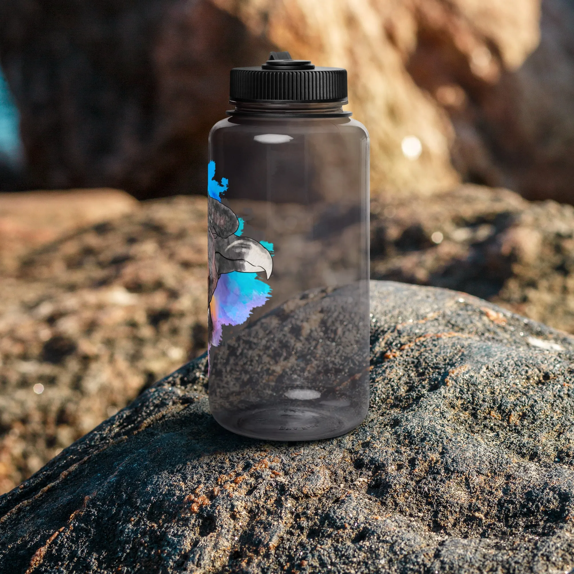 Andean Condor Wide mouth plastic water bottle
