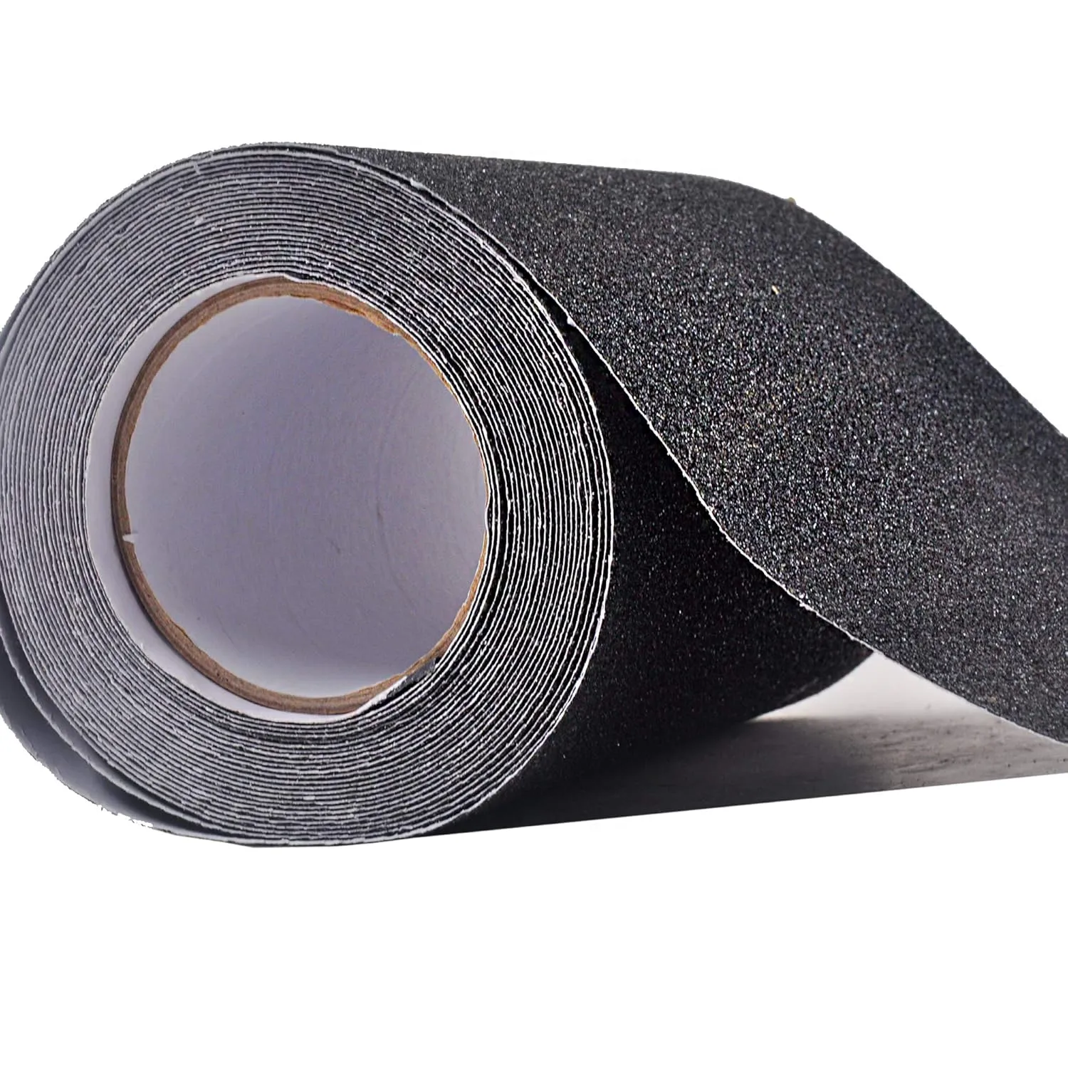 Anti Slip Traction Tape, 8" × 30 Feet, Longer and Wider, 80 Grit Friction Tape, Skateboard Grip Tape, Strong Abrasive Adhesive Stair Treads Non Slip for Outdoor, Indoor (Black)