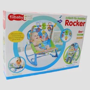 Baby Rocking Chair | Multi-Function Music Vibration Rocking Bed - Lightweight & Foldable