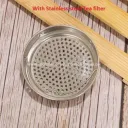 Bamboo Steel Insulated Flask with Carry Handle - 480ml
