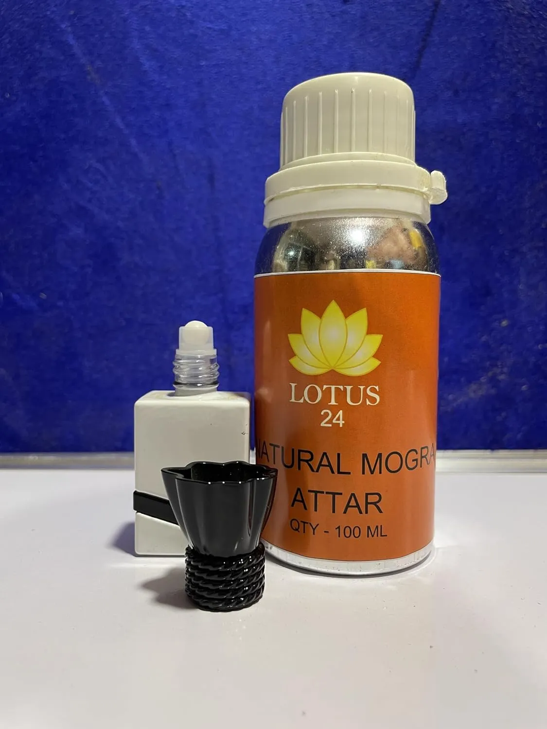 Banana Attar Roll-On Perfume Body Oil | Long-Lasting Scent | 100ml Bottle with Free 6ml Roller Ball - LOTUS.24.JASMINE