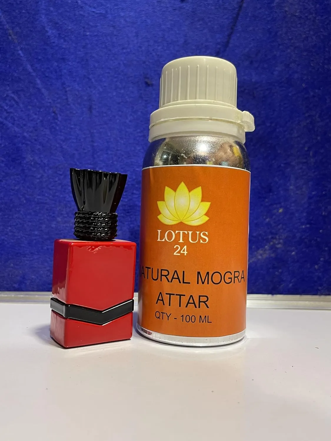 Banana Attar Roll-On Perfume Body Oil | Long-Lasting Scent | 100ml Bottle with Free 6ml Roller Ball - LOTUS.24.JASMINE
