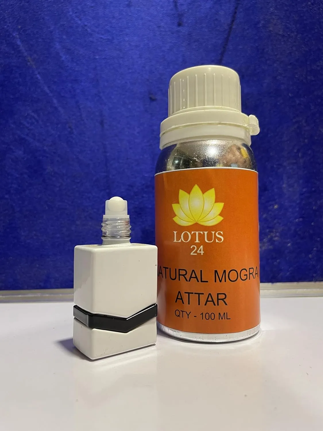 Banana Attar Roll-On Perfume Body Oil | Long-Lasting Scent | 100ml Bottle with Free 6ml Roller Ball - LOTUS.24.JASMINE