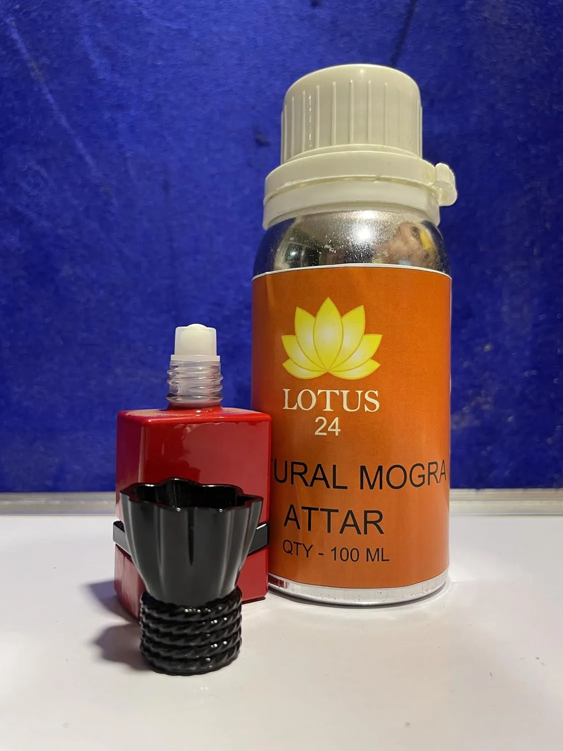 Banana Attar Roll-On Perfume Body Oil | Long-Lasting Scent | 100ml Bottle with Free 6ml Roller Ball - LOTUS.24.JASMINE