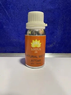 Banana Attar Roll-On Perfume Body Oil | Long-Lasting Scent | 100ml Bottle with Free 6ml Roller Ball - LOTUS.24.JASMINE