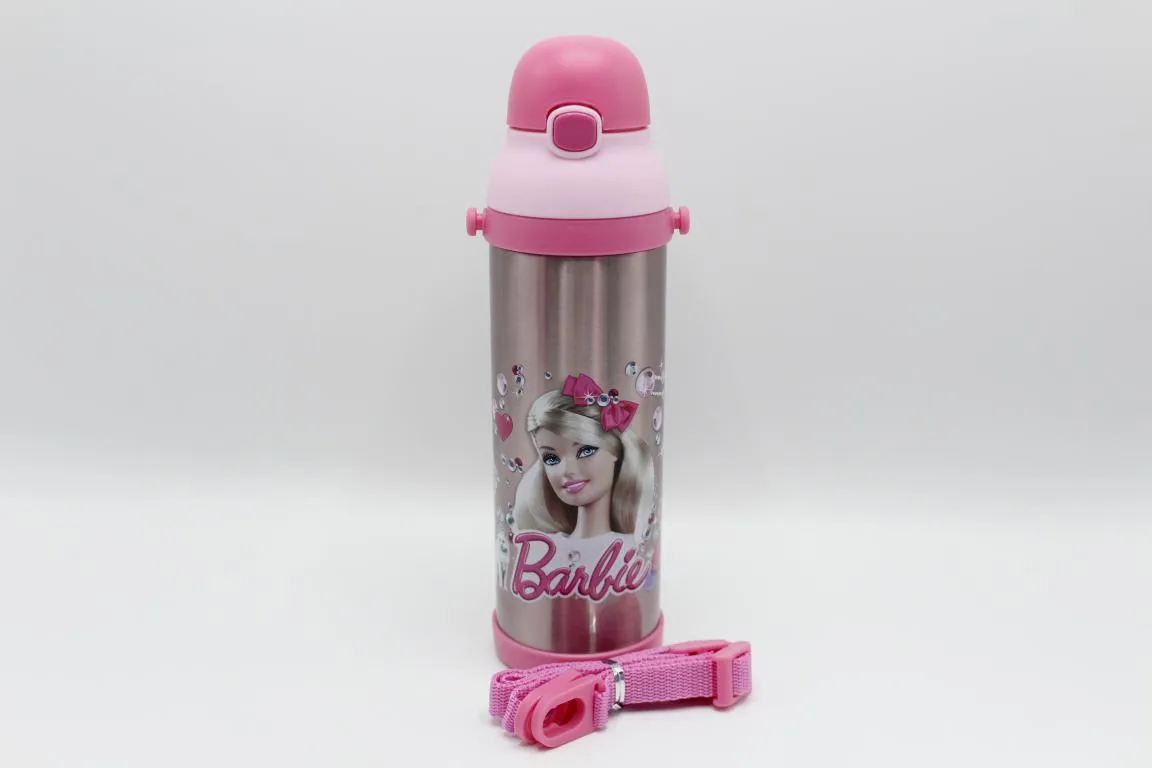 Barbie Pink Thermal Metallic Water Bottle (MT-500)