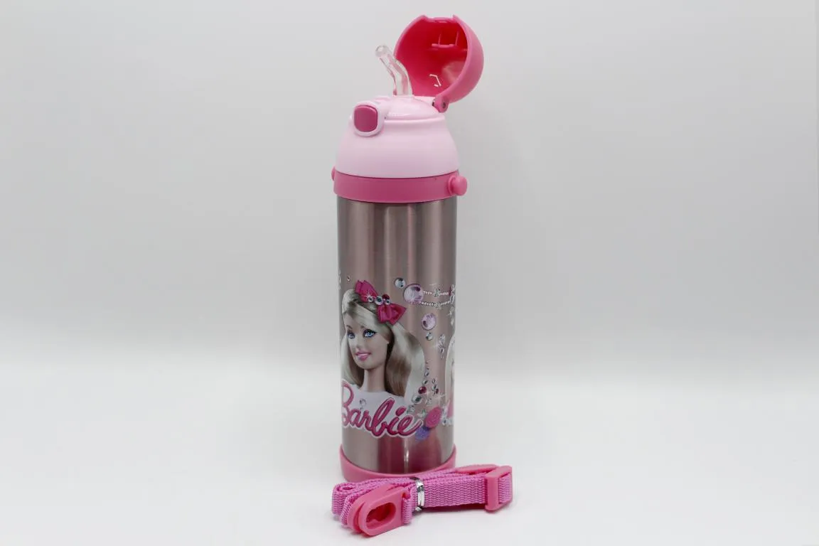 Barbie Pink Thermal Metallic Water Bottle (MT-500)