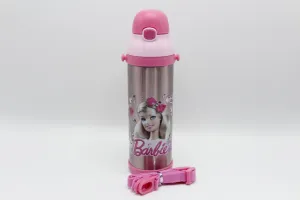 Barbie Pink Thermal Metallic Water Bottle (MT-500)