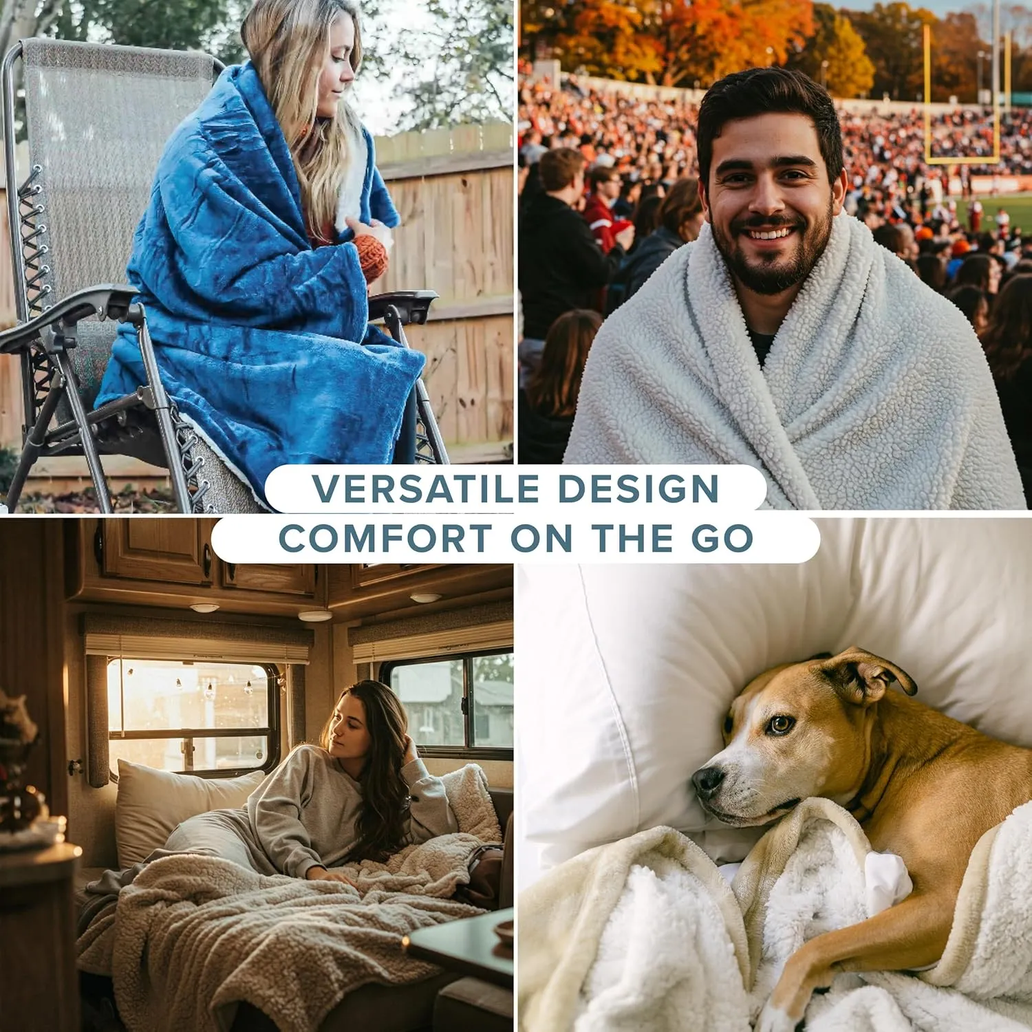 Bare Home Sherpa Fleece Blanket - Extra Long - Throw for Bed, Sofa, Couch, Camping, Travel, and Gifts - Warm & Lightweight - Soft Blanket - Reversible (Twin/Twin XL, Grey with Grey Sherpa)