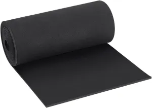 BENECREAT 118x11.8 Inch EVA Foam Roll, 4mm Thick Black Premium Cosplay Foam for Cosplay Costume Making, Crafts DIY Projects, Foamie Crafts