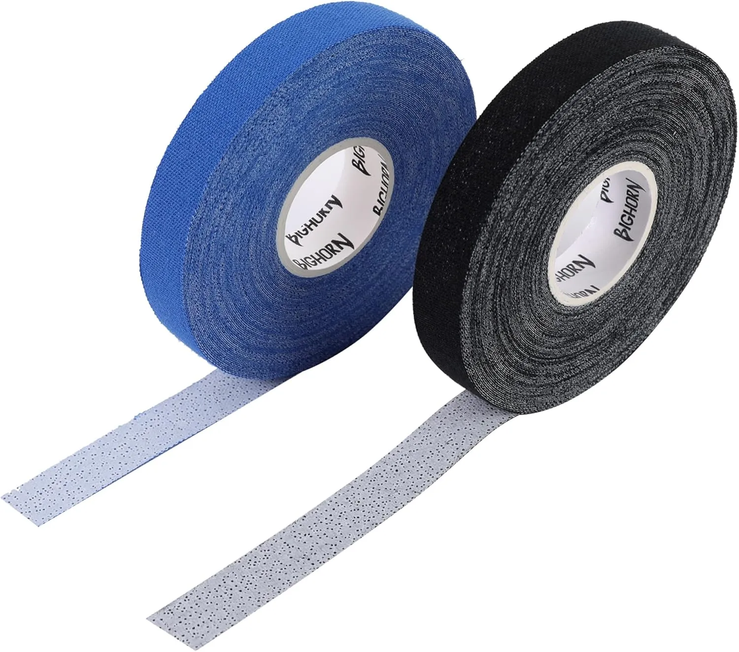 Bighorn Athletics Jiu Jitsu Finger Tape, 0.5-Inch x 45-feet, 8-Rolls | Residue-Free, Zinc Oxide Adhesive | Athletic Sports Tape for BJJ, Wrestling, Climbing, Volleyball, Hands & Toes | Black & Blue