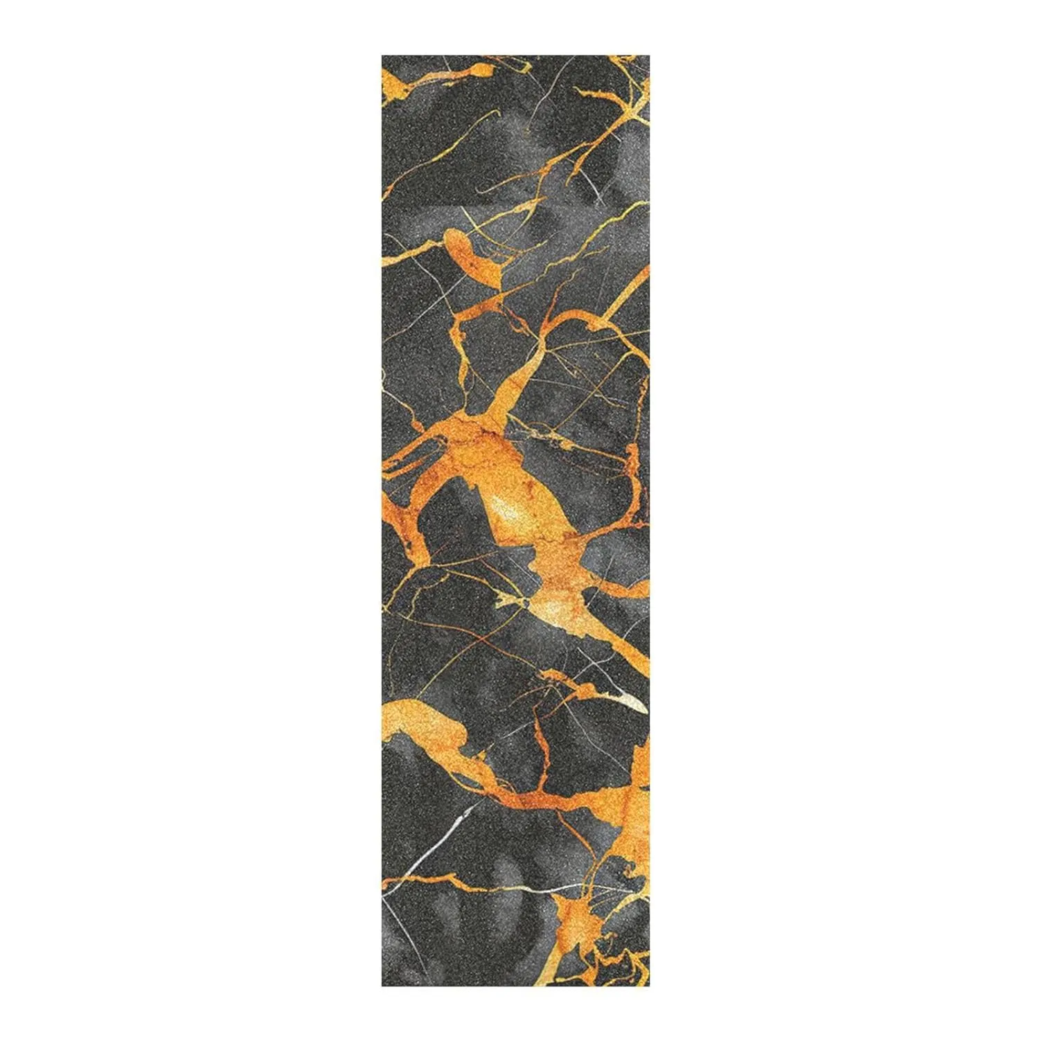 Black Gold Marble Grip Tape roll for Skateboards Waterproof Scooter Accessories Longboard Grip Tape Anti Slip Grip Tape Cruiser Board, 33×9 Inch