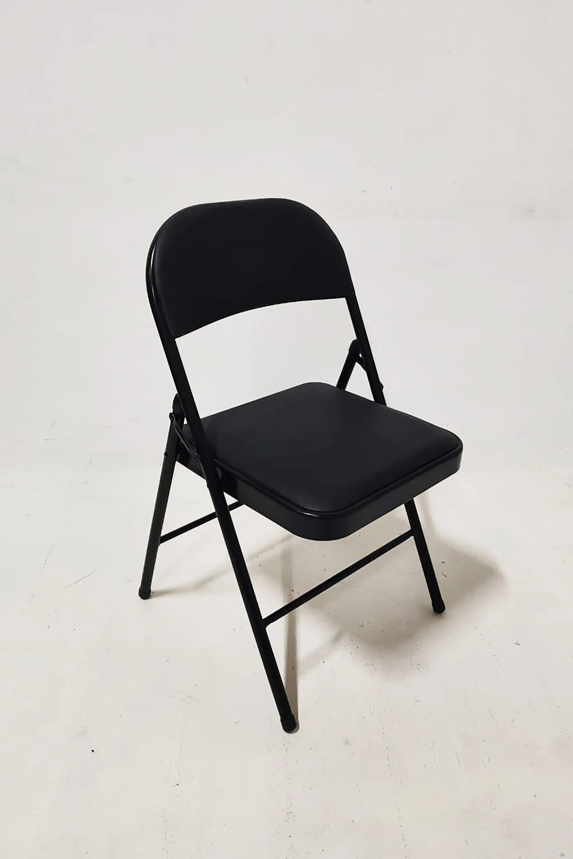 Black Metal Folding Chair (2pcs available)