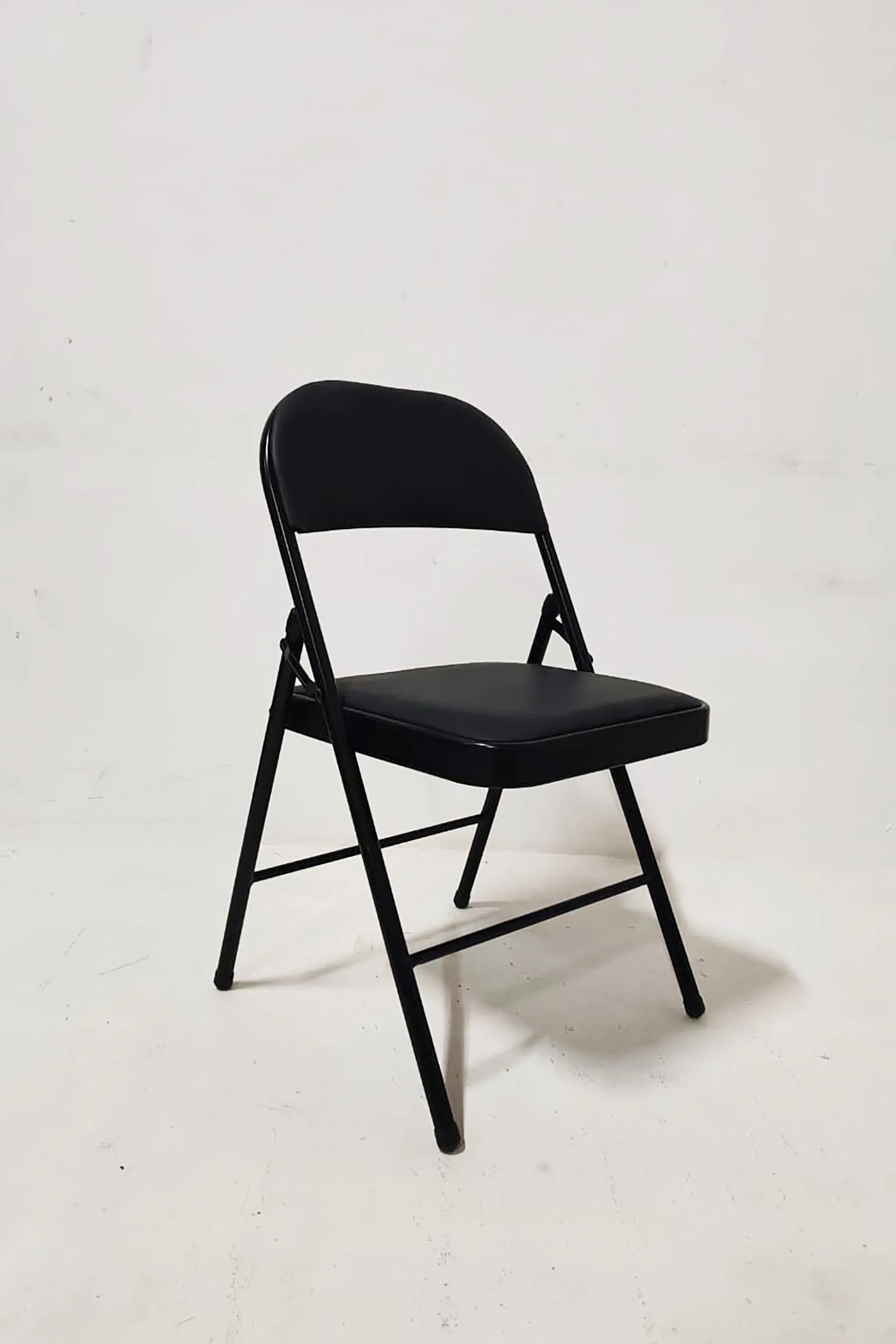 Black Metal Folding Chair (2pcs available)