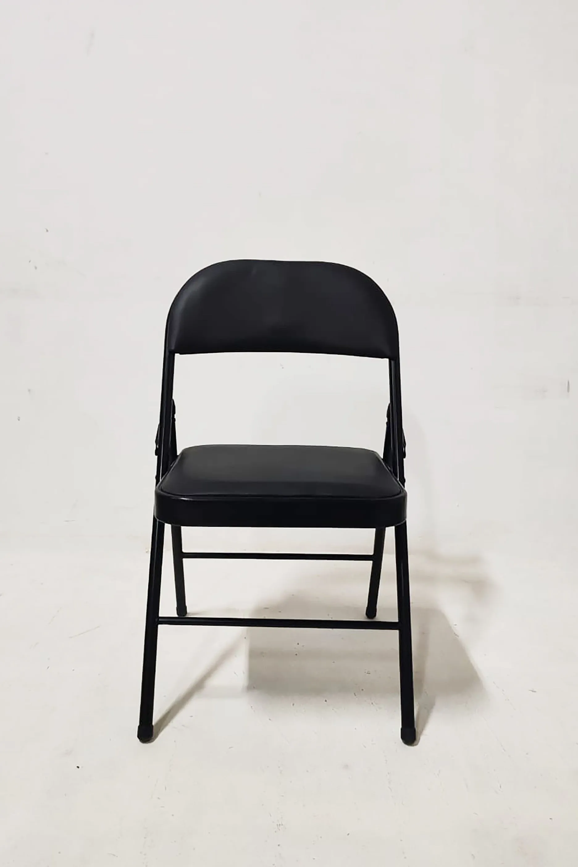 Black Metal Folding Chair (2pcs available)