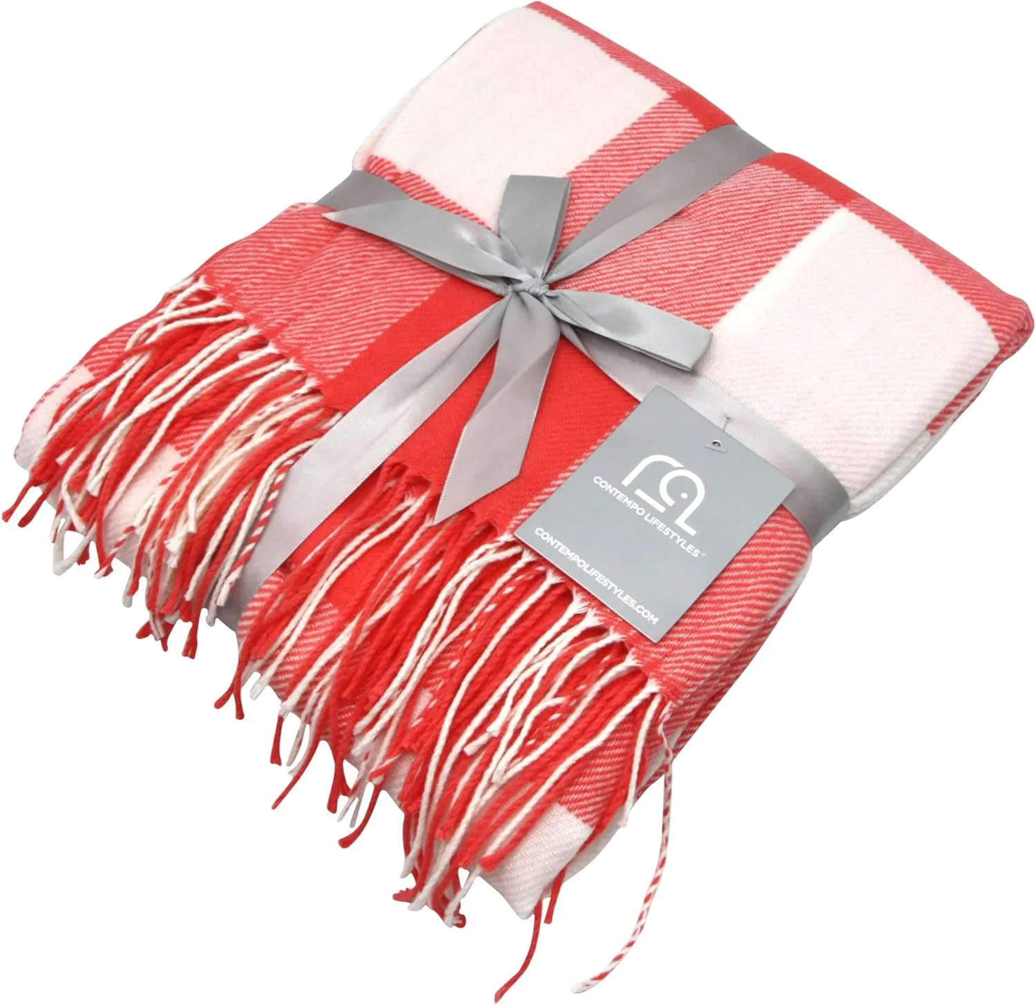 Blankets - Buffalo Plaid Throw Blanket - Decorative Classic Blanket - Comfortable and Ultra-Soft - Lightweight & Indoor Outdoor Blanket - Ideal for Living Room, Couch, Travelling Good for All Seasons