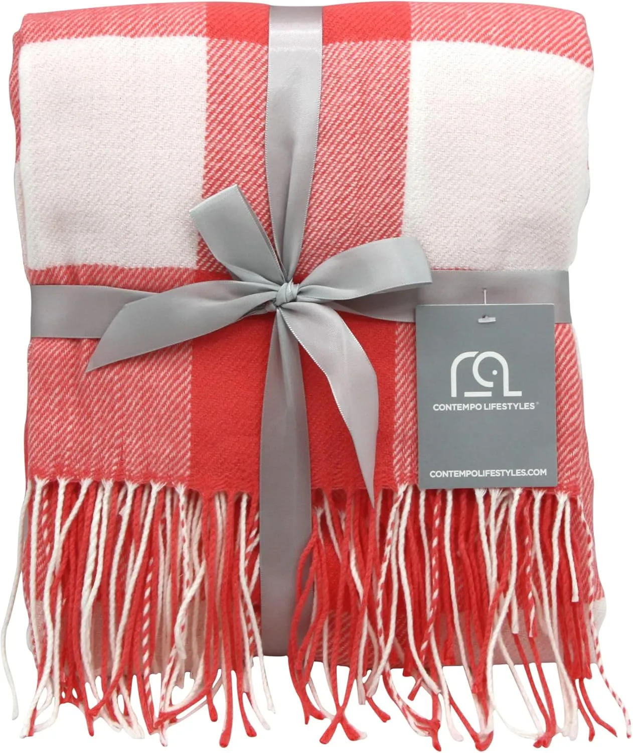 Blankets - Buffalo Plaid Throw Blanket - Decorative Classic Blanket - Comfortable and Ultra-Soft - Lightweight & Indoor Outdoor Blanket - Ideal for Living Room, Couch, Travelling Good for All Seasons