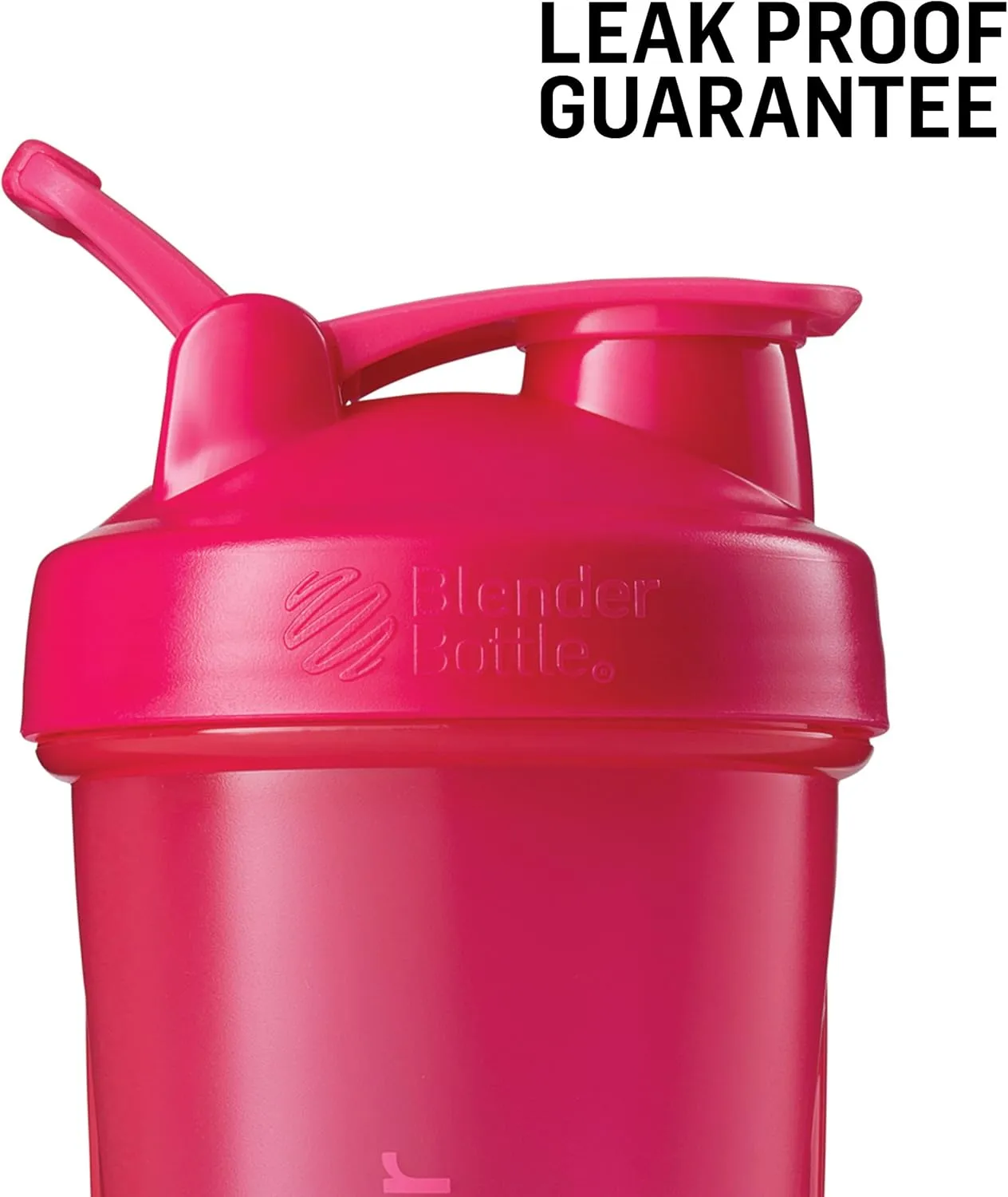 BlenderBottle Classic Shaker Bottle Perfect for Protein Shakes and Pre Workout, All Pink and Coral, 28-Ounce (Pack of 2)
