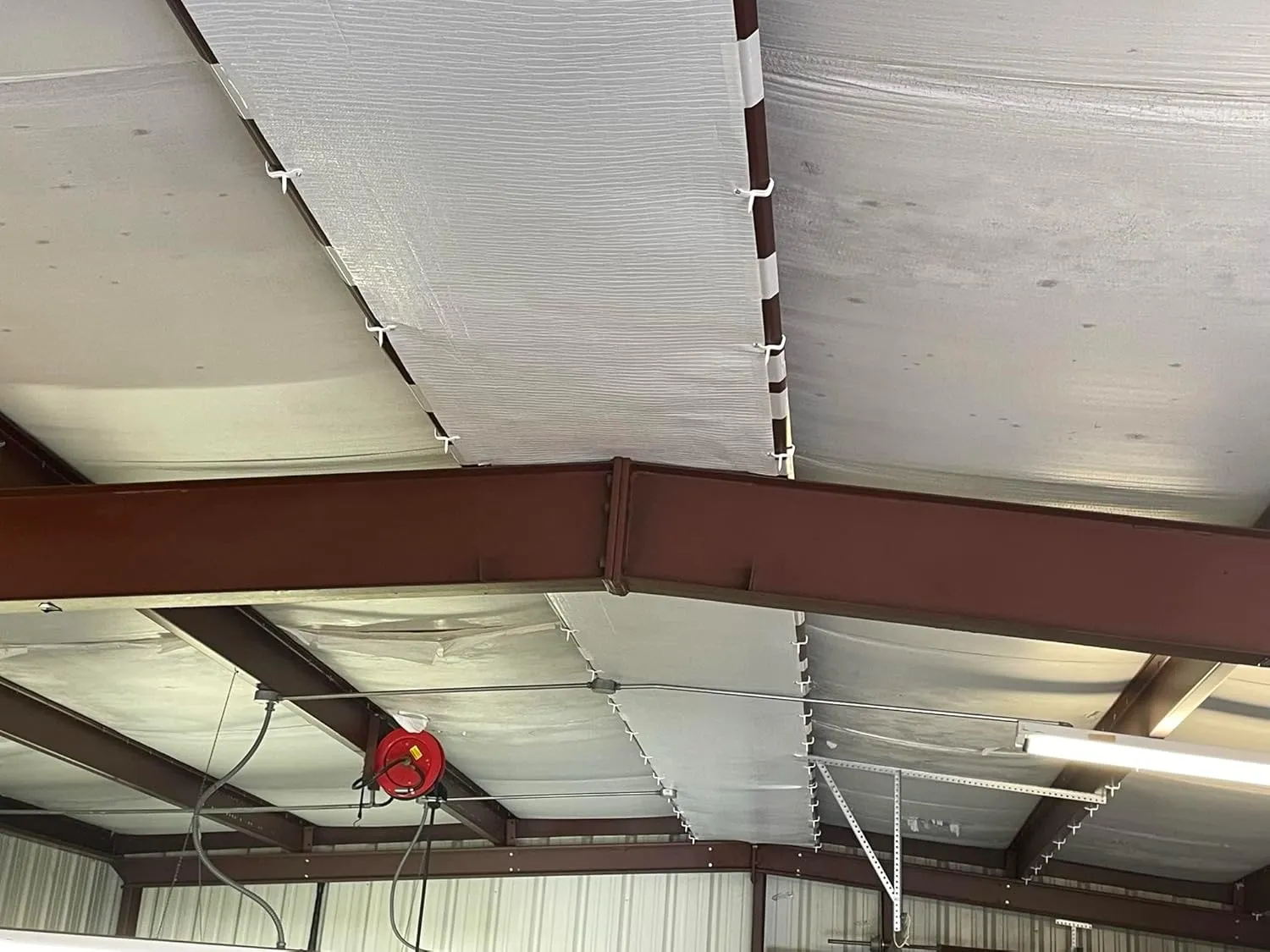BlueTex Insulationㅤ 6" Wide x 180' Long White Vapor Barrier Seam Tape - 1 Roll Waterproofing and Great for Crawlspaces, Insulation Repair, Underlayment Seams, Metal Building Insulation Seams