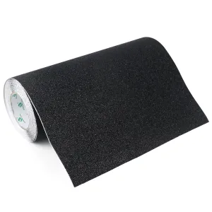 BOMEI PACK 12 Inch Wide Black Anti Slip Tape,12 Inch x 33 Ft,Heavy Duty Grip Tape for Stairs, Tread Step, Indoor & Outdoor Use,Waterproof Stairs Non Skid Treads for Skateboard